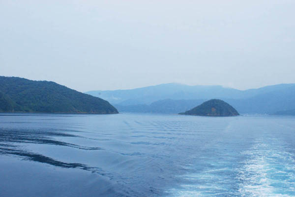 加計呂麻島 フェリー&路線バスの旅 瀬相港沖